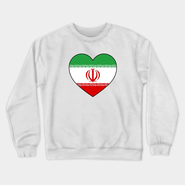 Heart - Iran Crewneck Sweatshirt by Tridaak